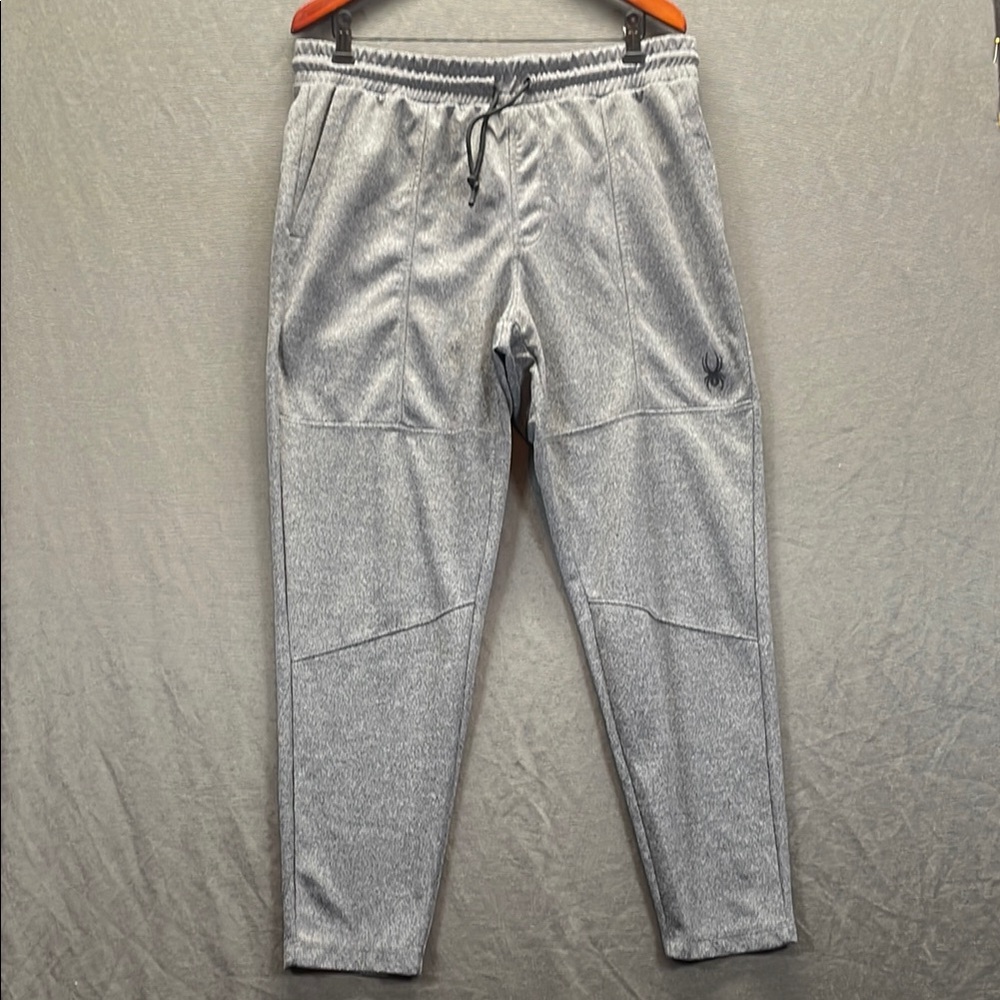 Spyder Gray Joggers with Elastic Waistband and Tapered Ankle
